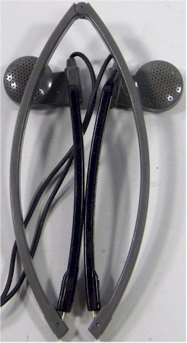 an ear buds for cell phones attached to wires