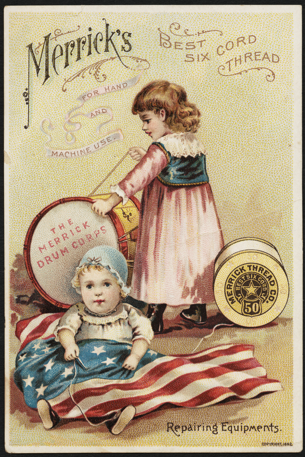 an image of a young child with an american flag