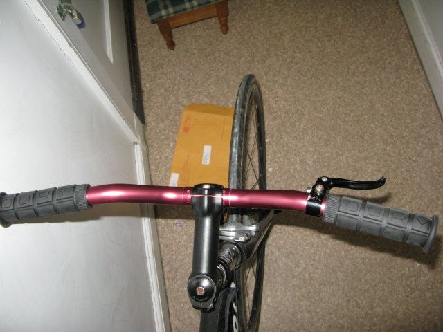 there is a bicycle parked in the house