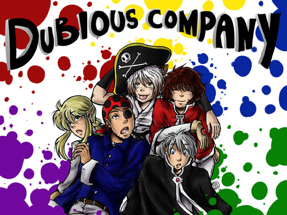 there is a cartoon picture of the four boys from dubbrous company