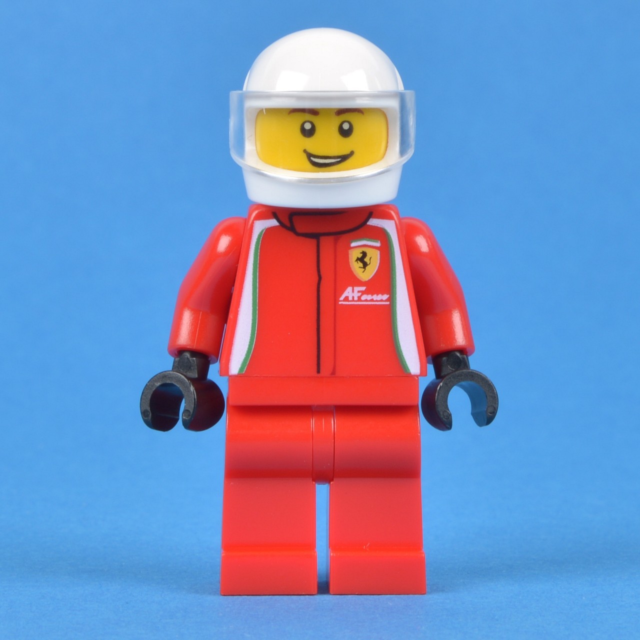 a man that is standing up in a lego outfit