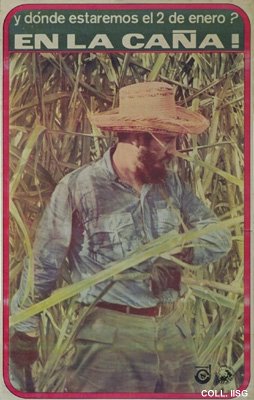 the cover of an old magazine with a man wearing a straw hat