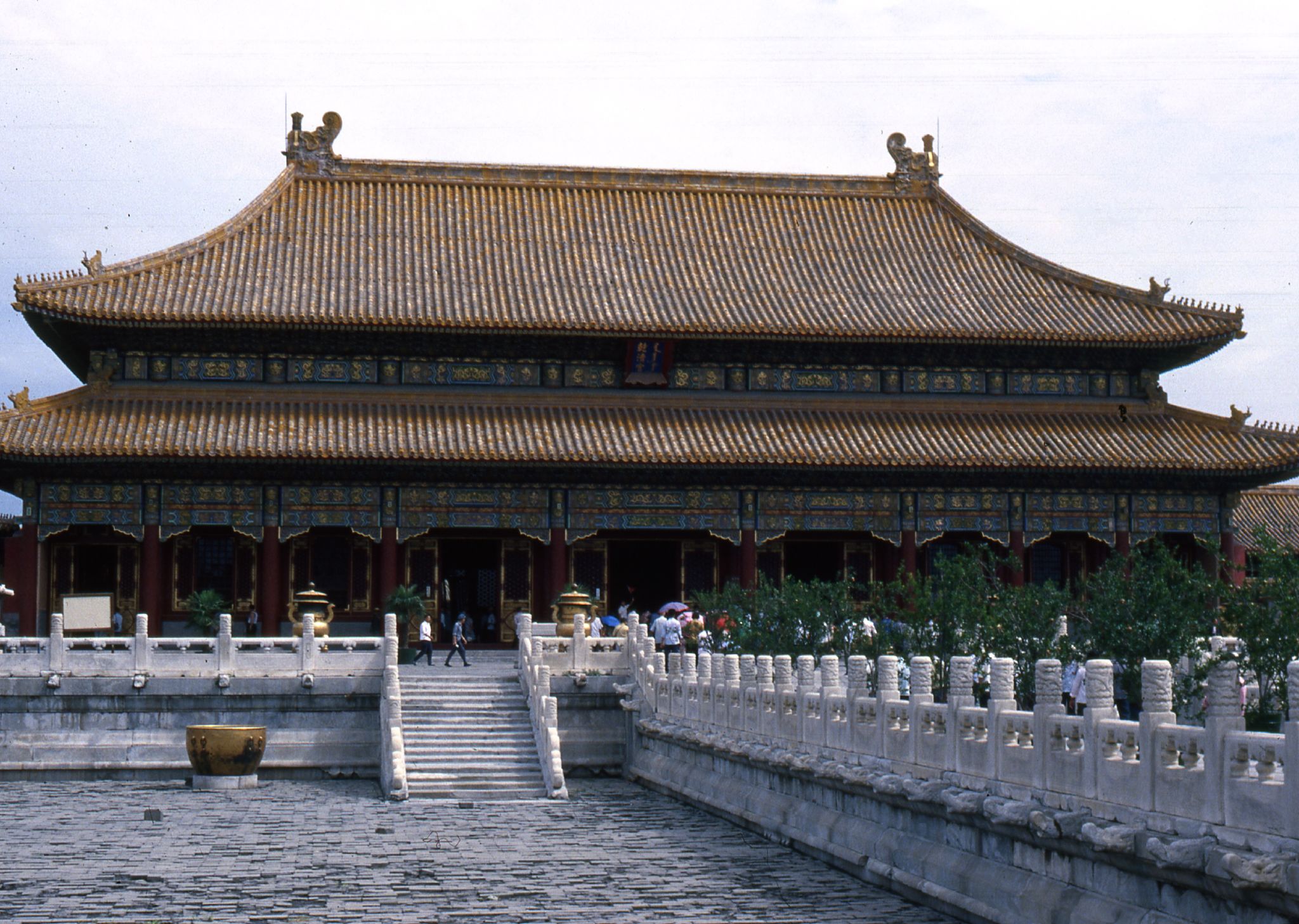 the courtyard of a building with multiple levels