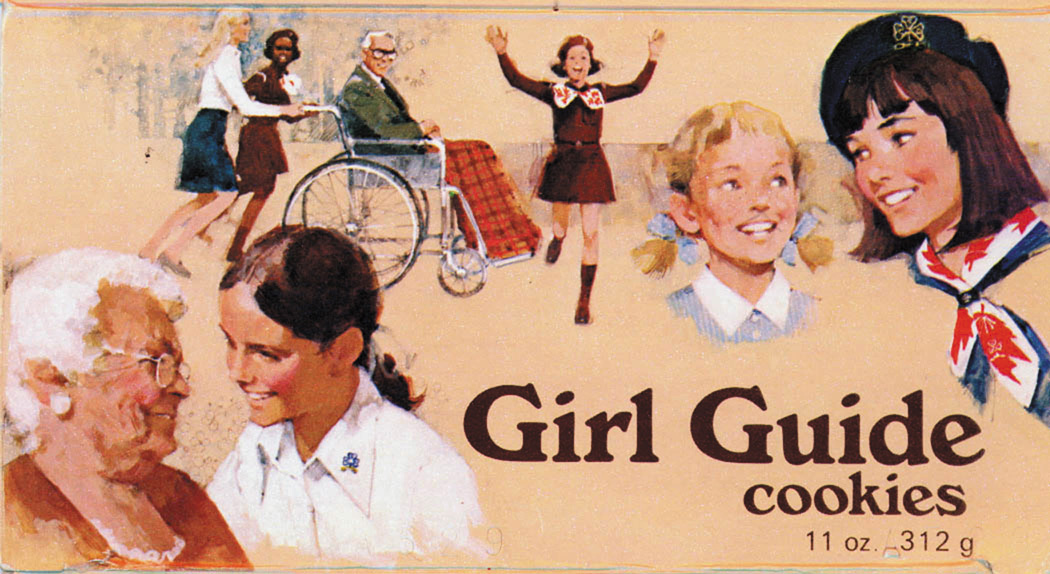 a vintage advertit of girls on the side of a poster
