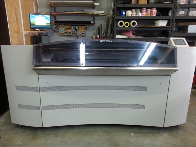 a counter with an open top inside a shop