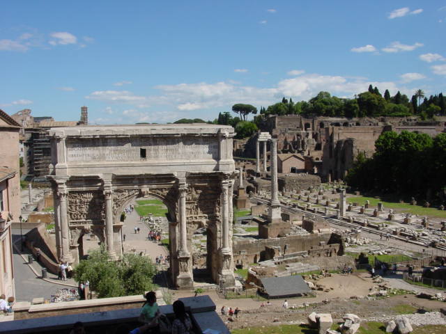 the ancient city of rome is near the roman forum