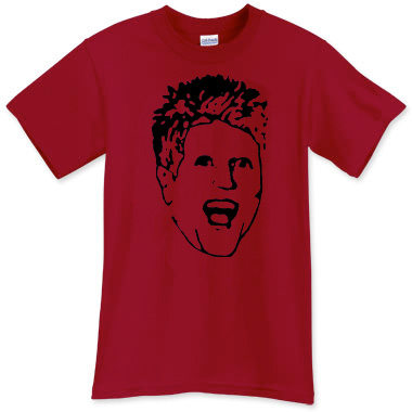 a t - shirt with a picture of the face of a person