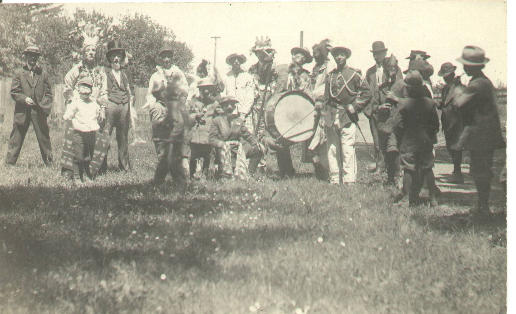 an old po of some people with their instruments