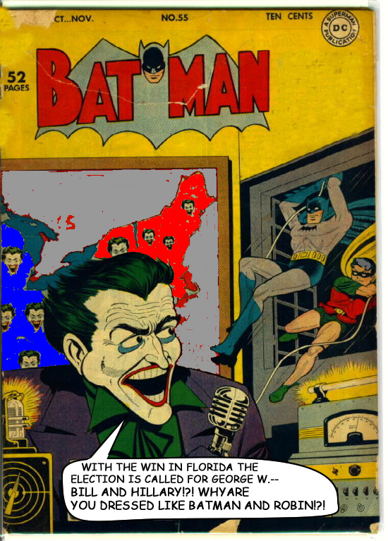 a cartoon style cover of batman with the words batman, on it