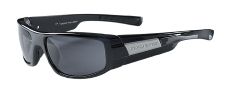 a black pair of sunglasses with the word focus on it