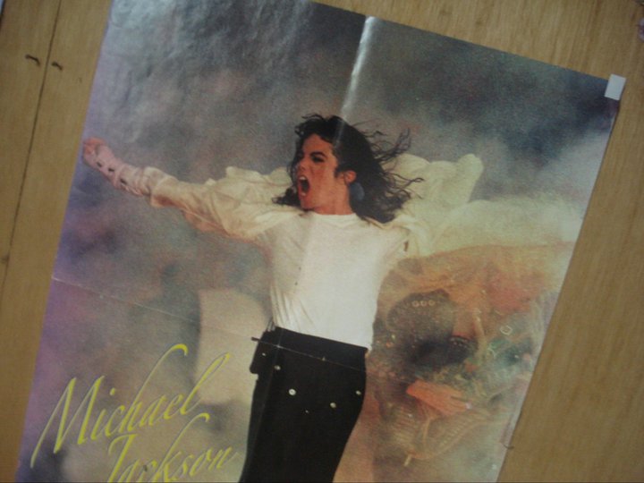 a magazine with a picture of michael jackson on it