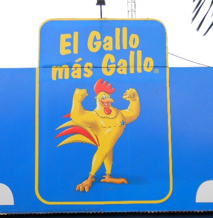 a sign for a mexican restaurant called el galloi