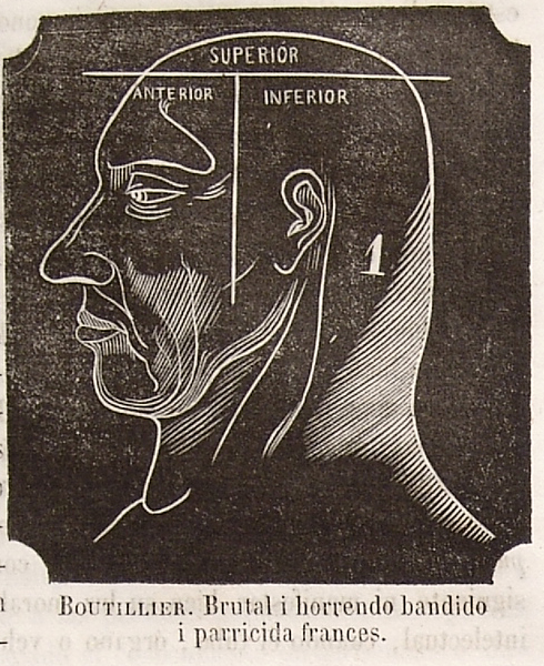 a drawing of two faces and the words's name is in spanish