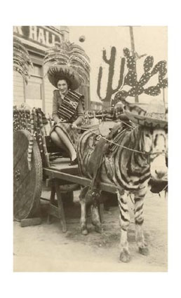 a vintage po of a man on top of a horse