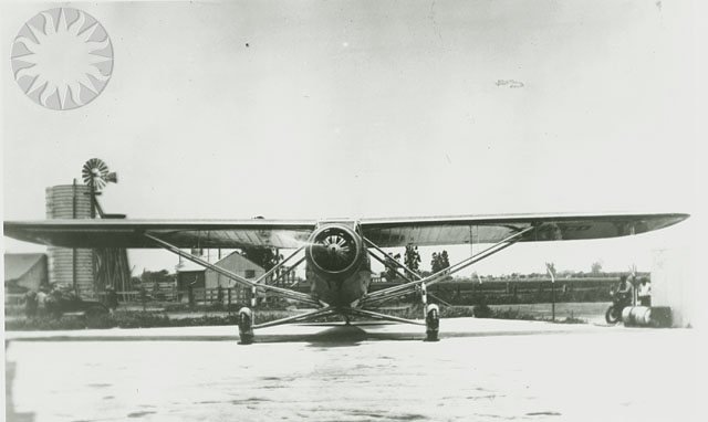 an old airplane is shown sitting on the runway