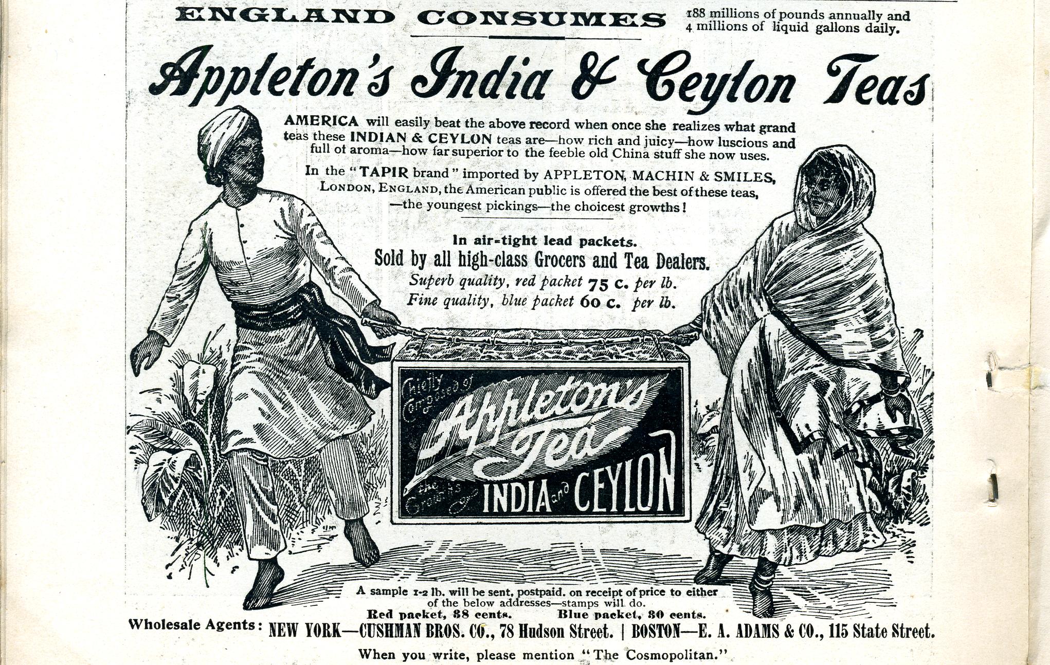 an advertit for an ancient indian tea ceremony