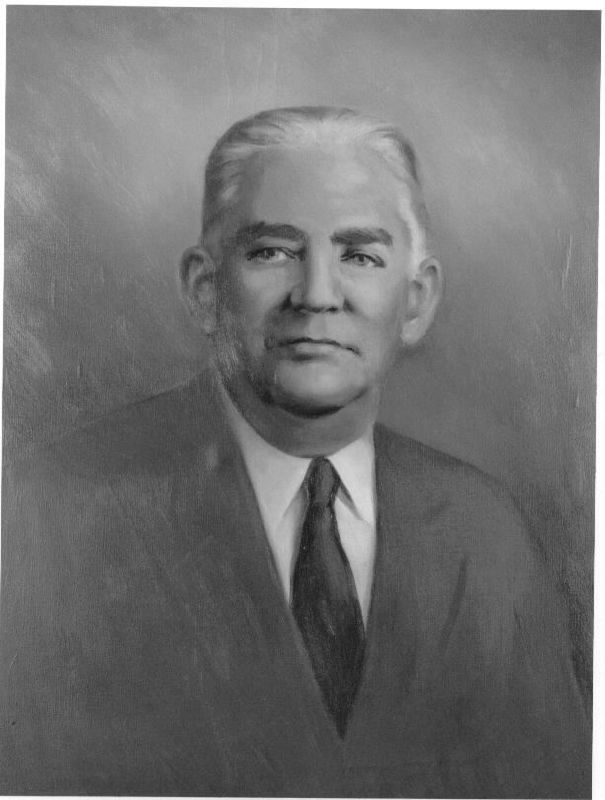 black and white portrait pograph of a man