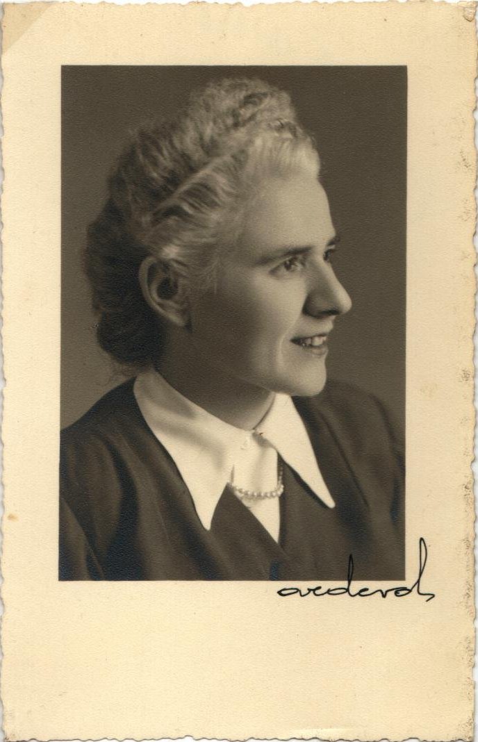 an older po of a woman with blonde hair