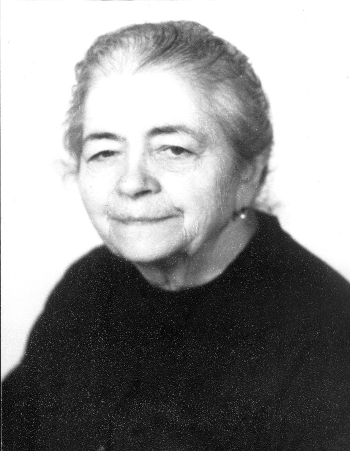 a woman in black sweater with a white background