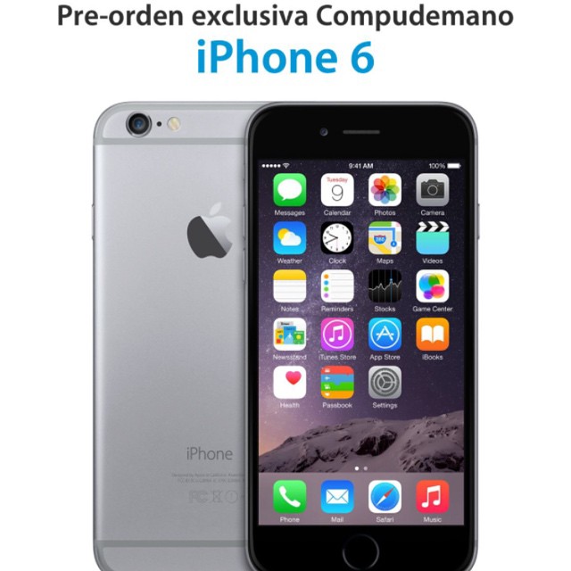 an advertit for the new iphone 6, in spanish