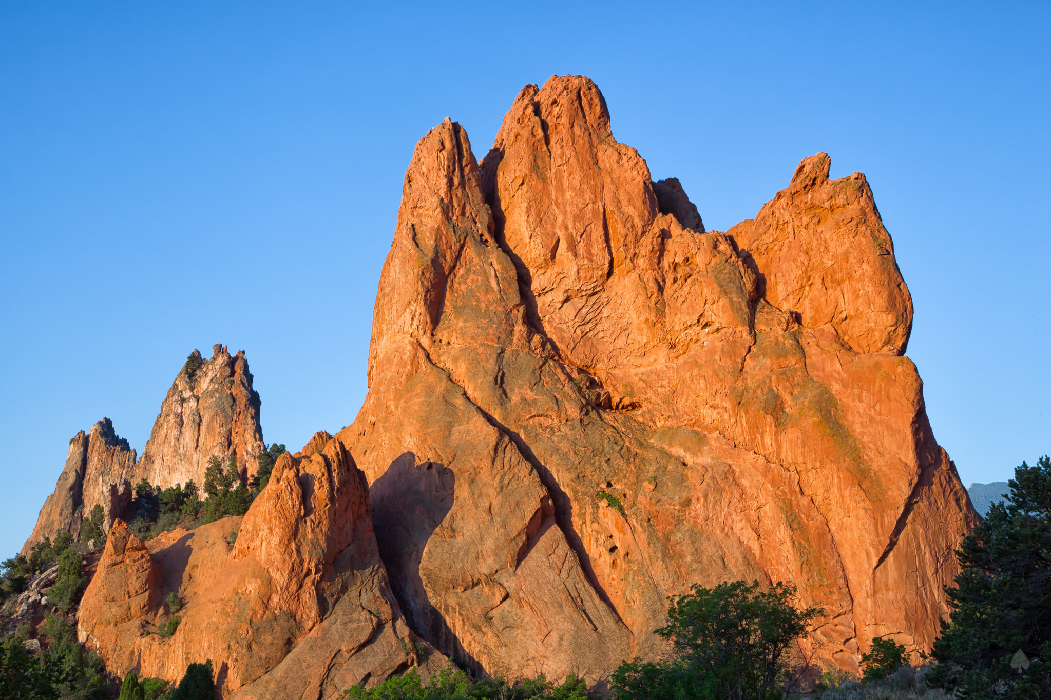 a large mountain with some very pretty rocks