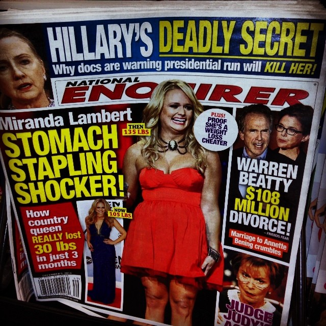 a magazine with a lady's deadly secret cover