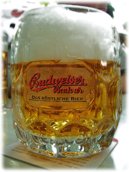 an image of a close up of a budweiser beer
