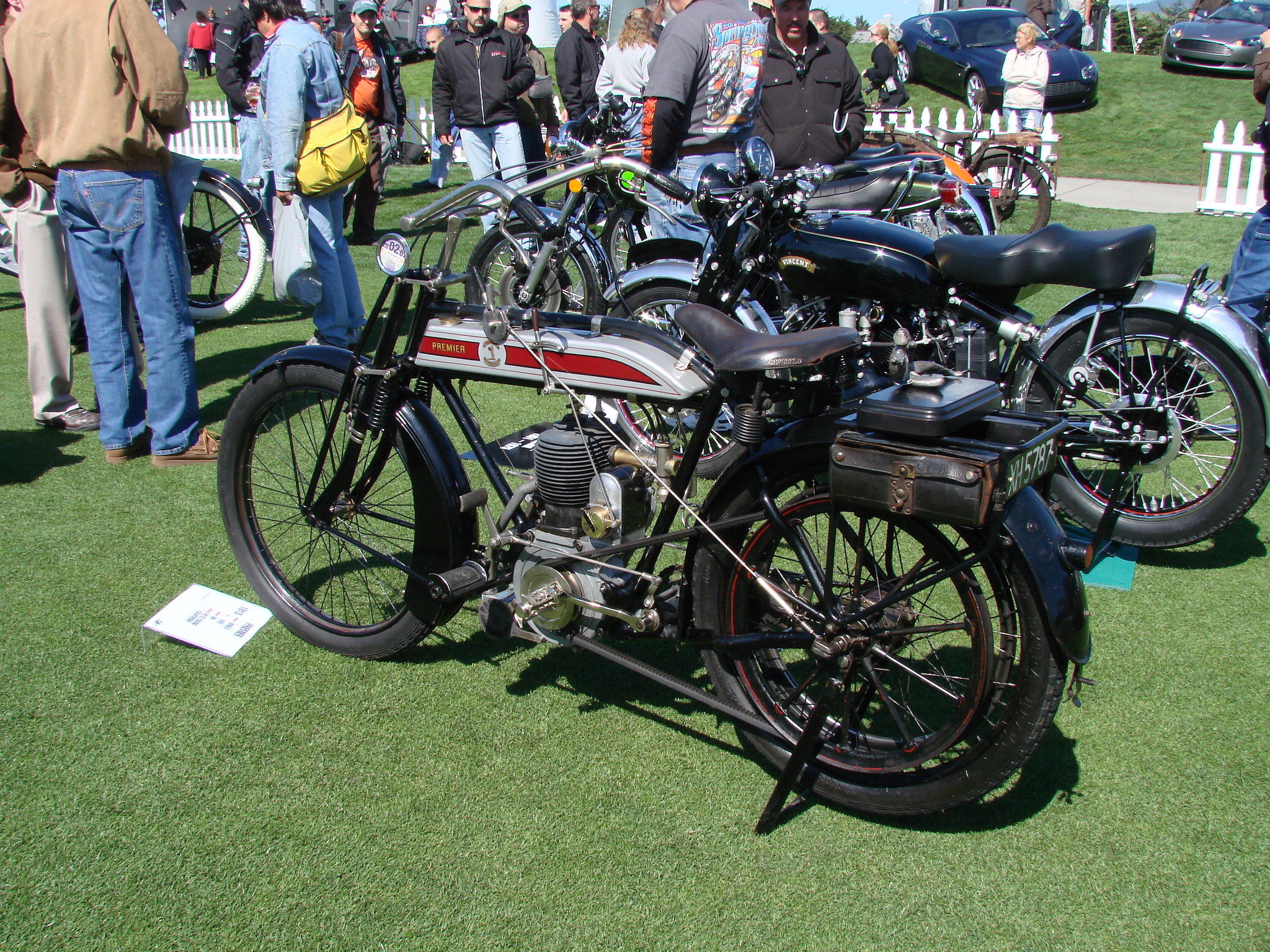 some very nice motorcycles parked next to each other