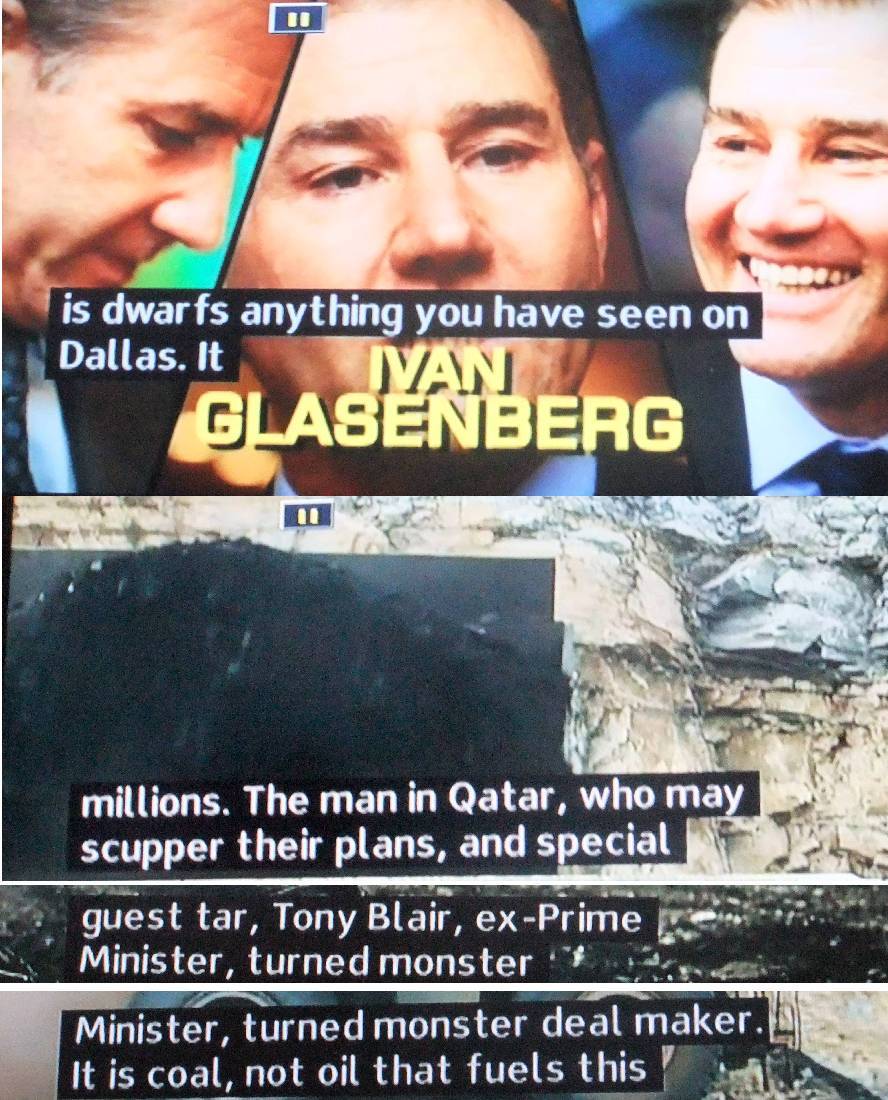 an advertit for the tv that is called glassenburg
