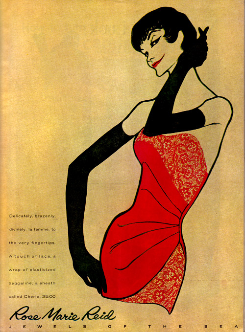 a lady in a red dress poses for a poster