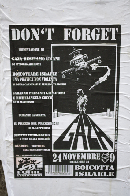 a poster on a public sidewalk advertising the fight