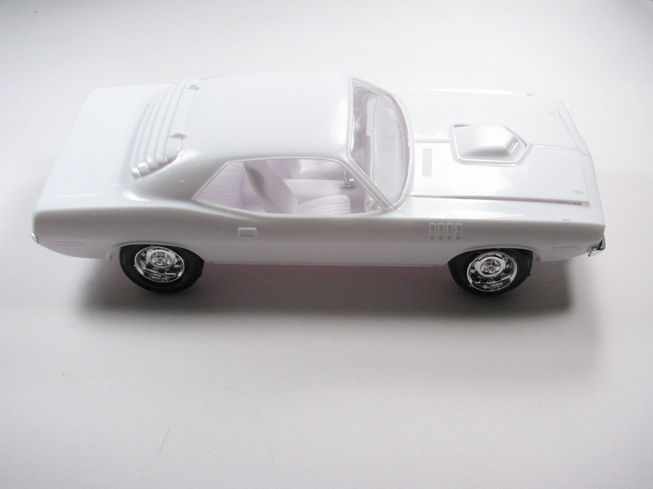 toy car, white color on white background