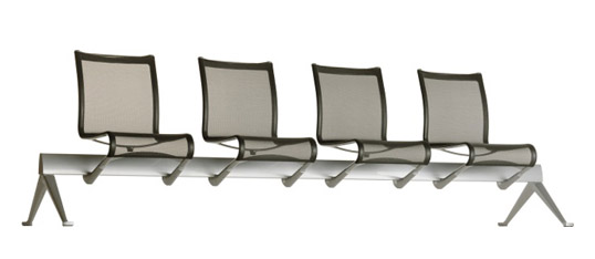 a set of six chairs sitting on top of each other