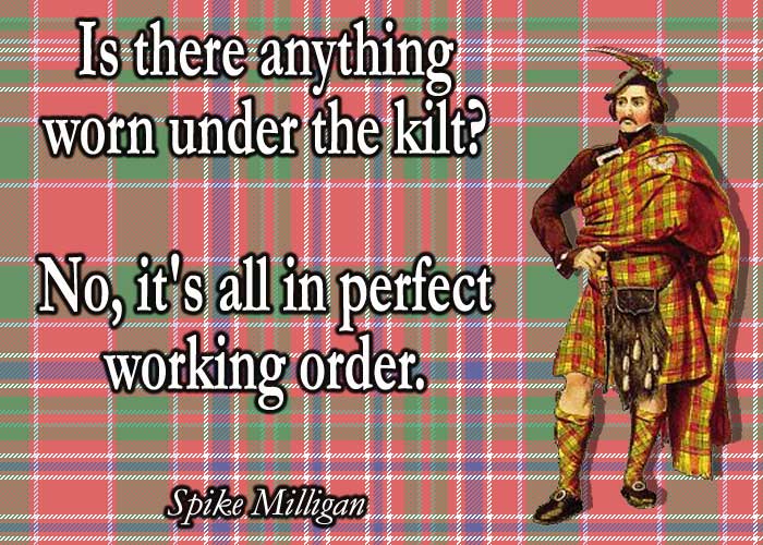 a plaid image with a poem that says is there anything worth under the kit?