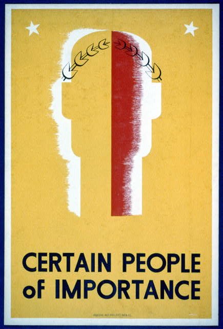 an old poster for certain people of impotane