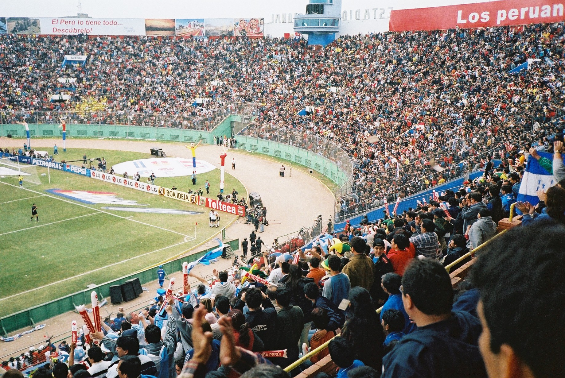 an event in the stadium with many spectators