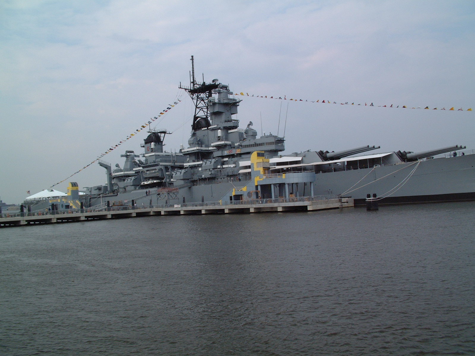 there is a large ship tied up to the dock