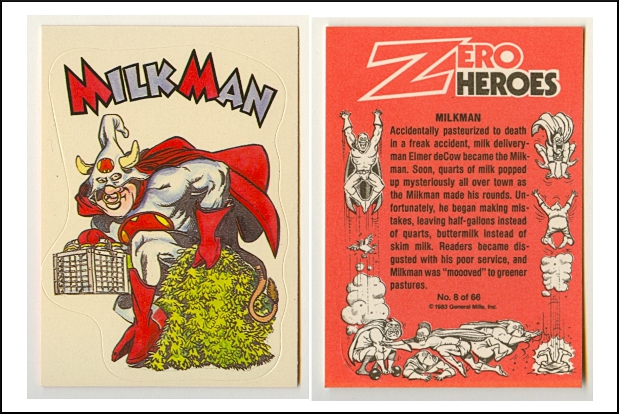 an old book cover showing comic characters and a comic character