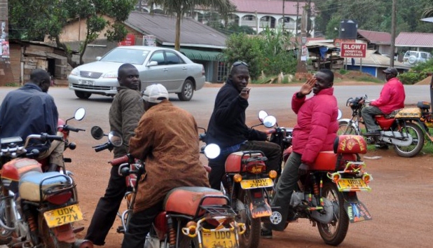 a group of people on motorcycles on the road