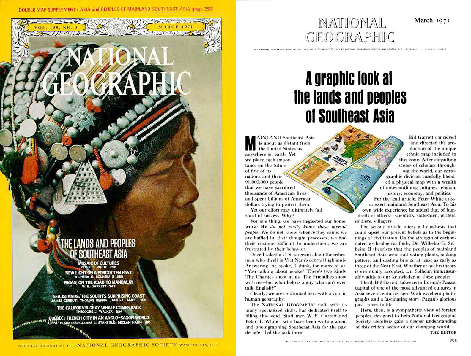 the front page of national magazine, with an article