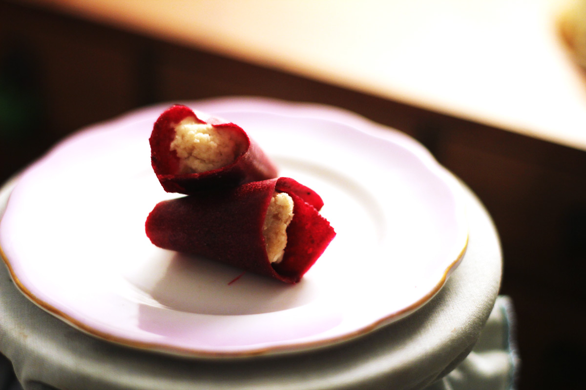 a small dessert is on top of a white plate