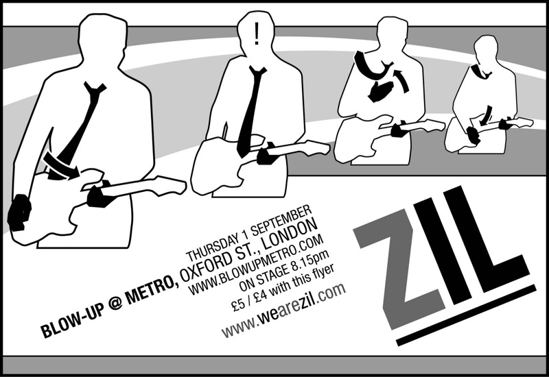 an advertit for the zillo show featuring a man in a tie