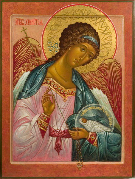 an icon showing the virgin mary after being