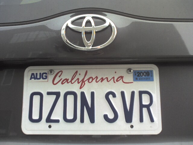 this is an image of a license plate