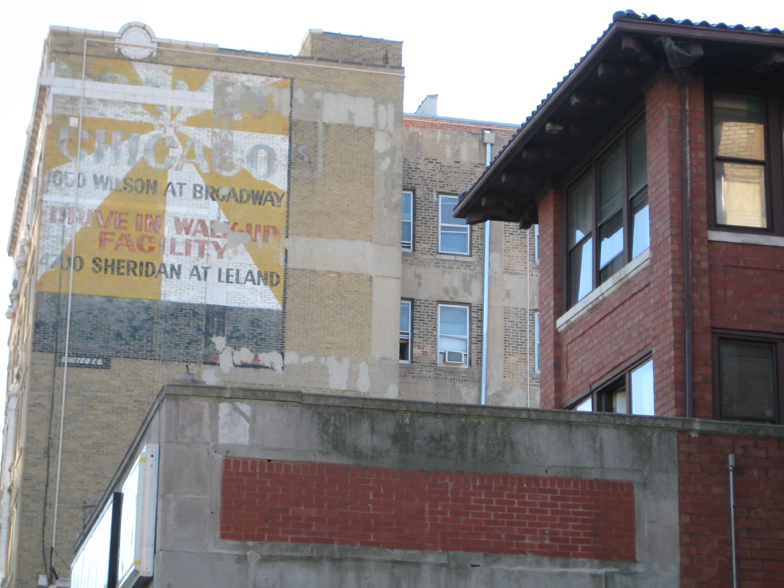 the building is very old and bricked out