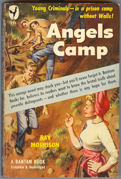 an old magazine advertit for an angel's camp