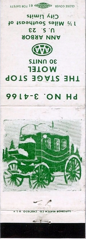 an old green automobile program for the early 20th century