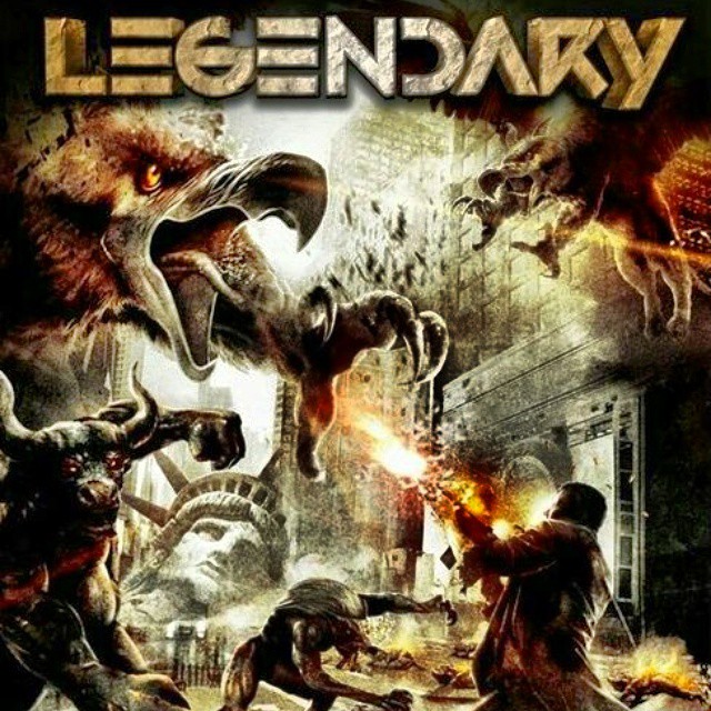 the cover art for legendiary