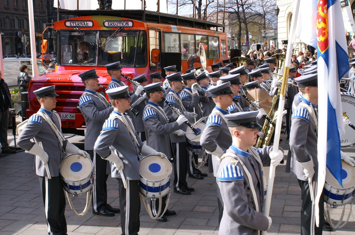 some men in uniform with their own band
