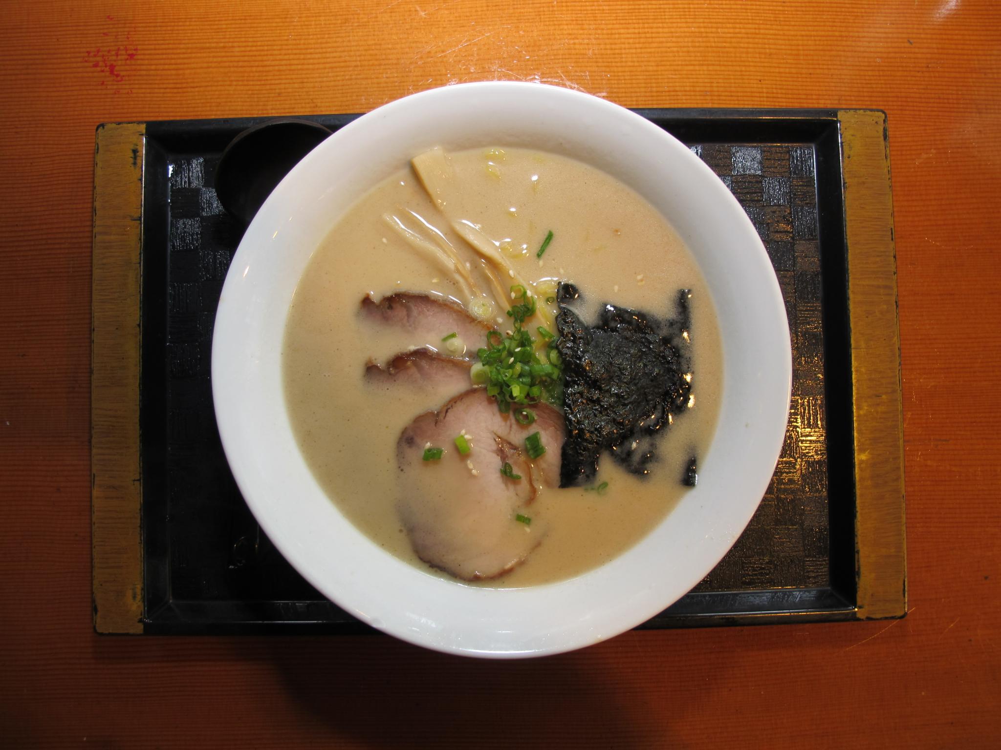 this soup features several meats and black rice